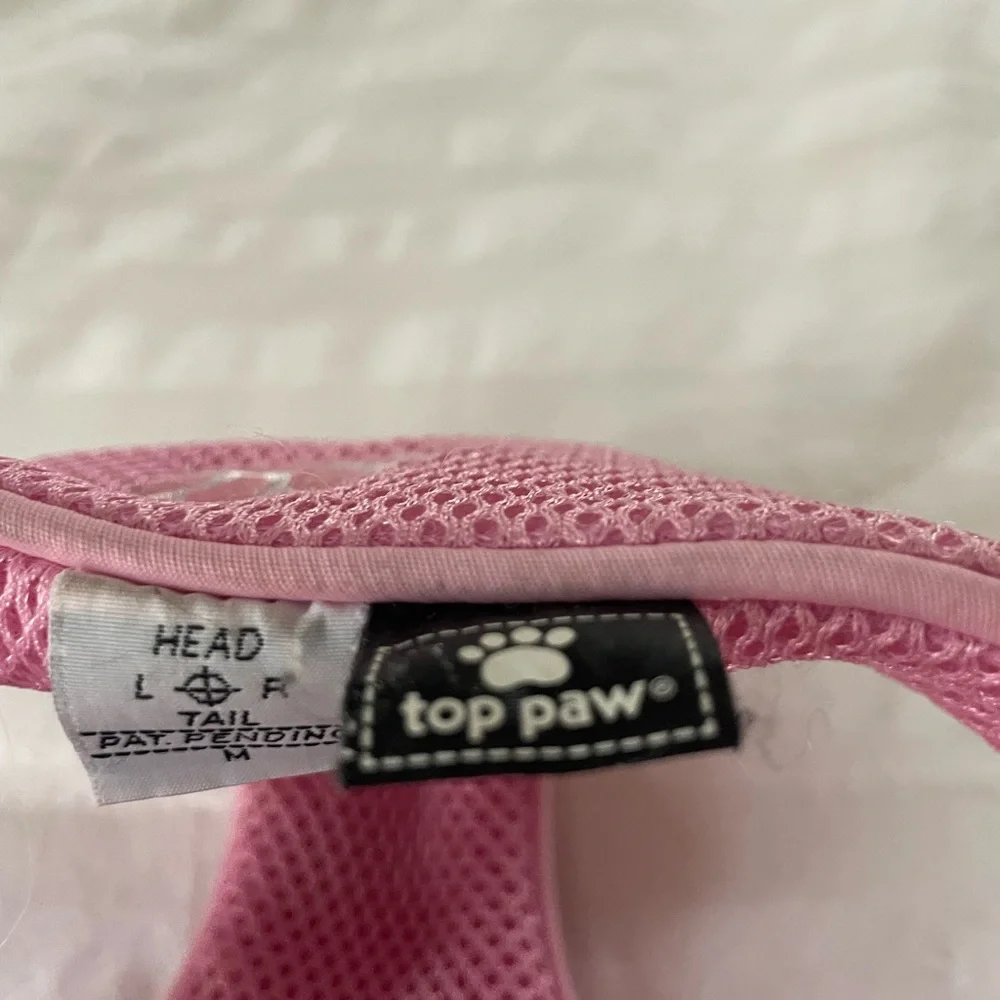 Top Paw Pink Mesh Dog Harness plus red harness for smaller pup - Picture 4 of 7